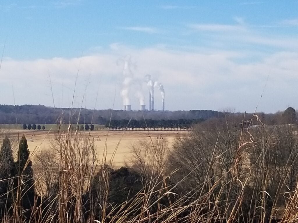Cartersville Etowah Mounds Nuclear Plant View