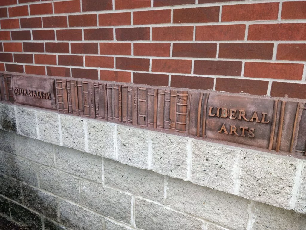 Iowa Rest Stop Book Wall