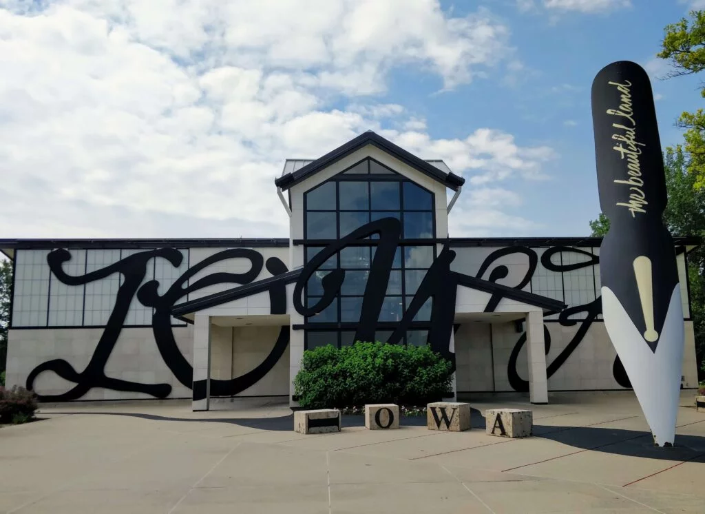 Iowa Rest Stop Entrance