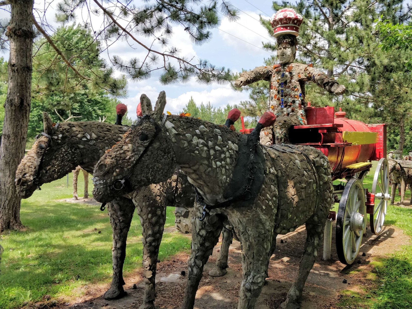 Wisconsin Concrete Park Mr. Everson's Kerosene Wagon