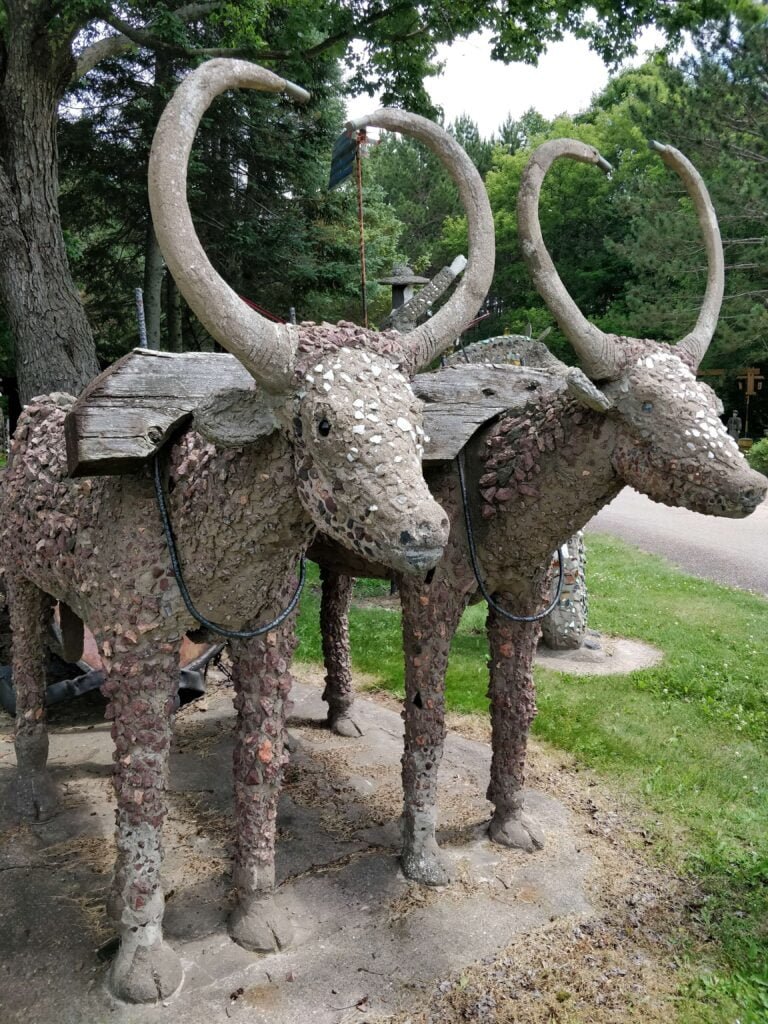 Wisconsin Concrete Park Oxen