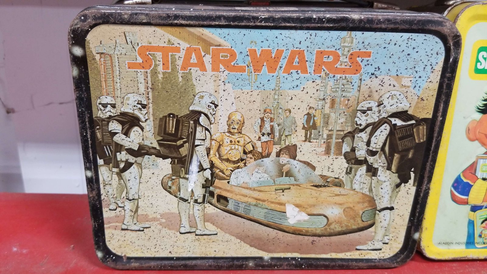 STAR WARS Lunch Box - metal 1978  Star wars lunch box, Metal lunch box,  Vintage lunch boxes