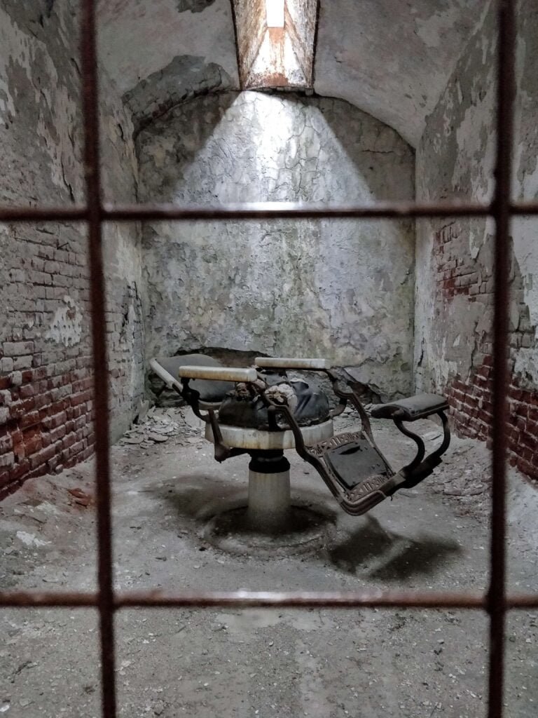Eastern State Penitentiary Cell with Dentist Chair