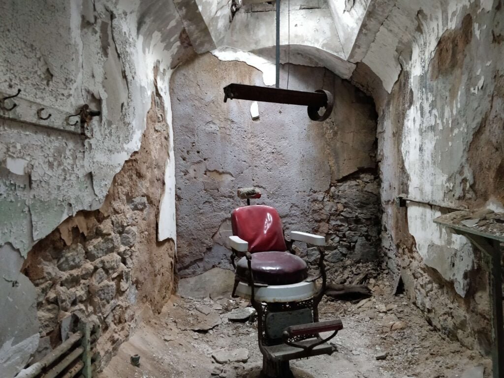 Eastern State Penitentiary Cell with Barber Chair