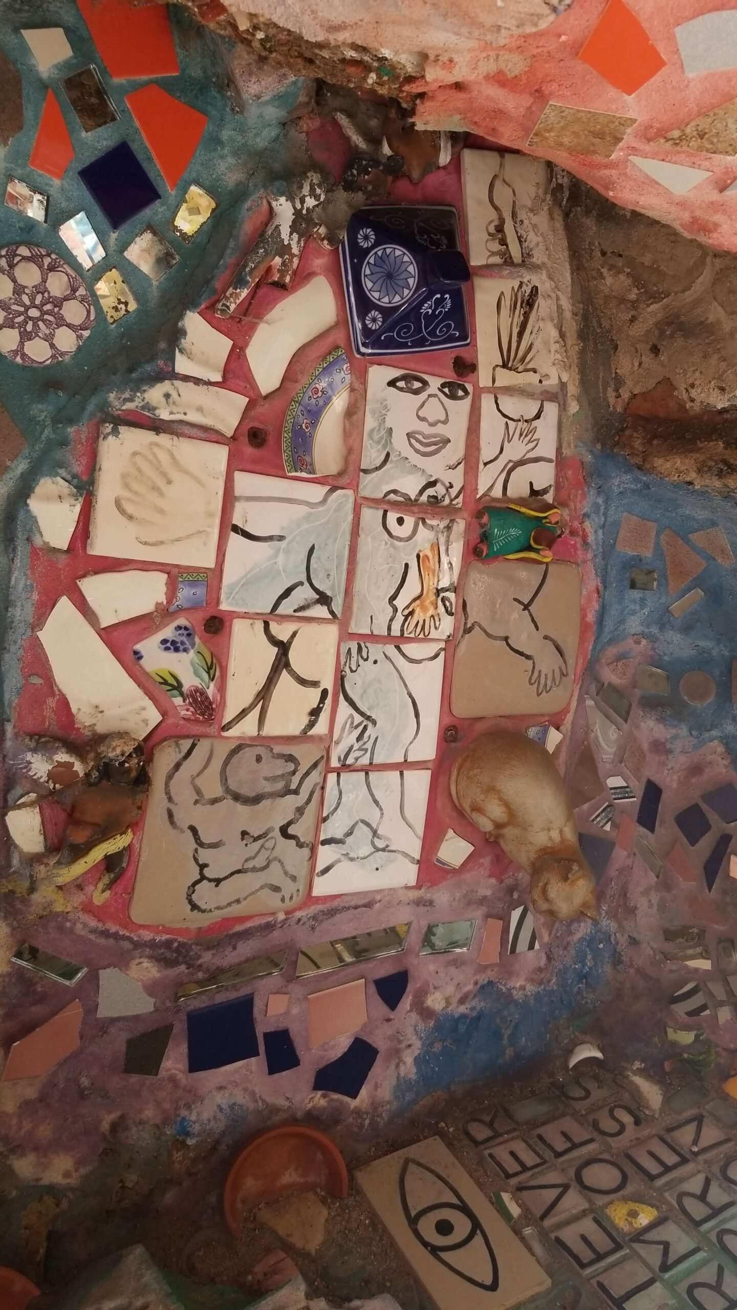 Fred's Day at the Philly Magic Gardens (Portrait) - Y'All Went Where?