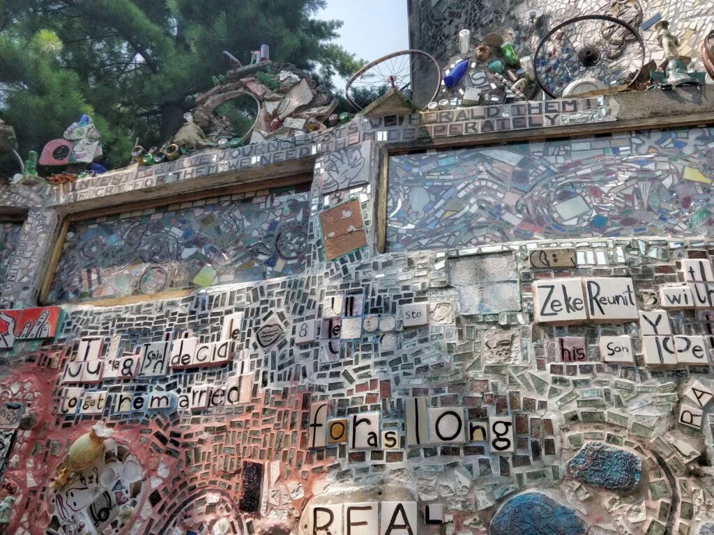 Zeke Reuniting with Son at Philly Magic Gardens