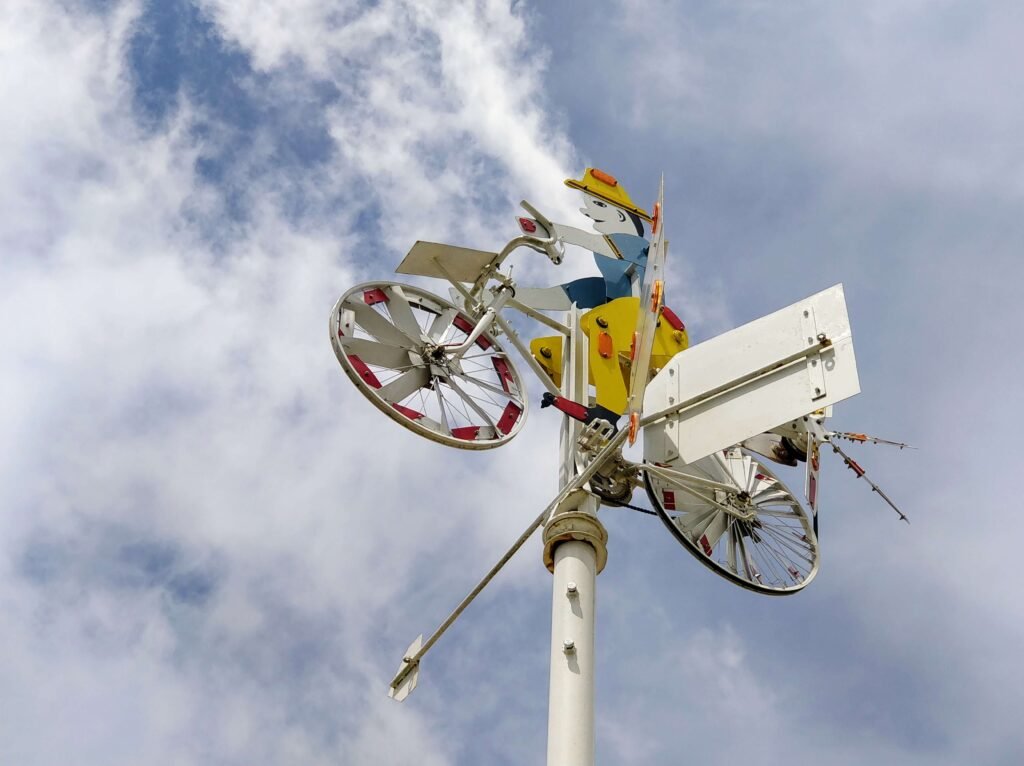 Gunshot Bicycle Man Vollis Simpson Whirligig Park Wilson, NC