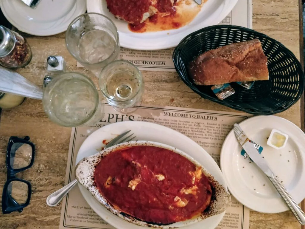 Philadelphia Dinner at Ralphs Italian Restaurant