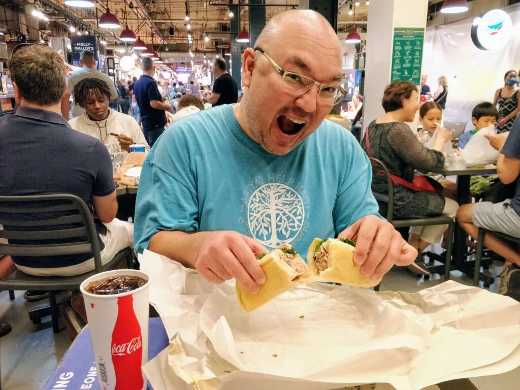 Philadelphia Reading Terminal Fred with Dinics Roast Pork
