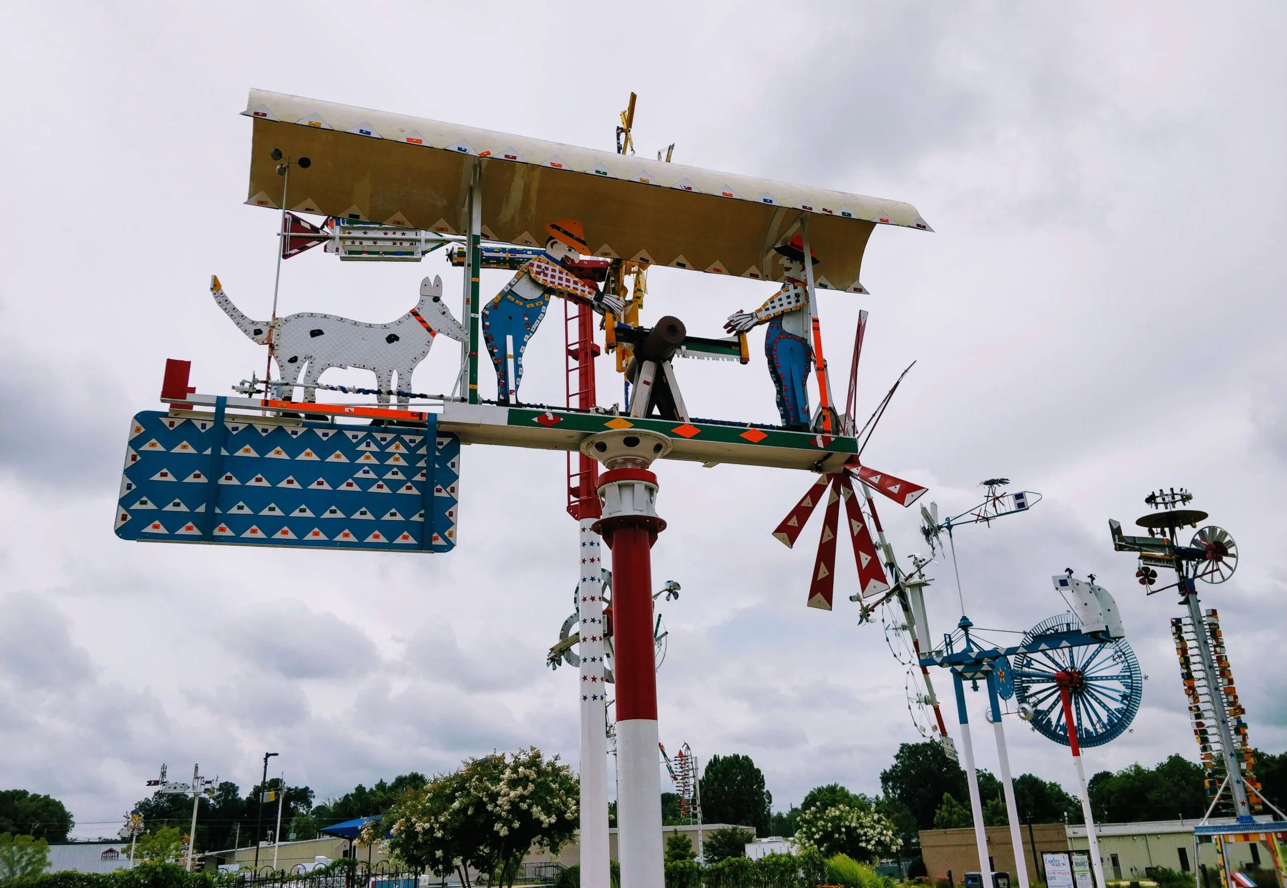 Saw Dog Vollis Simpson Whirligig Park Wilson, NC