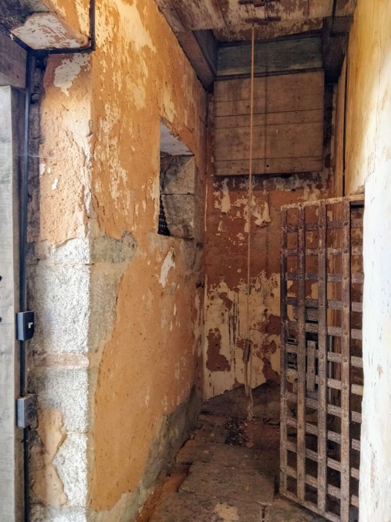 Old Gaol Trap Door with Rope Greene County GA