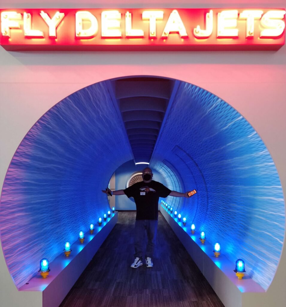 Fred in the Tunnel Delta Museum