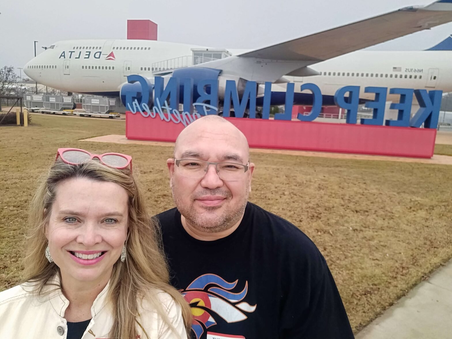 Keep Climbing Together Selfie Delta Museum