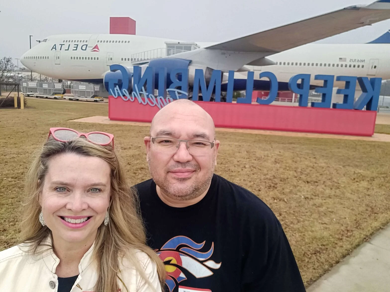 Keep Climbing Together Selfie Delta Museum