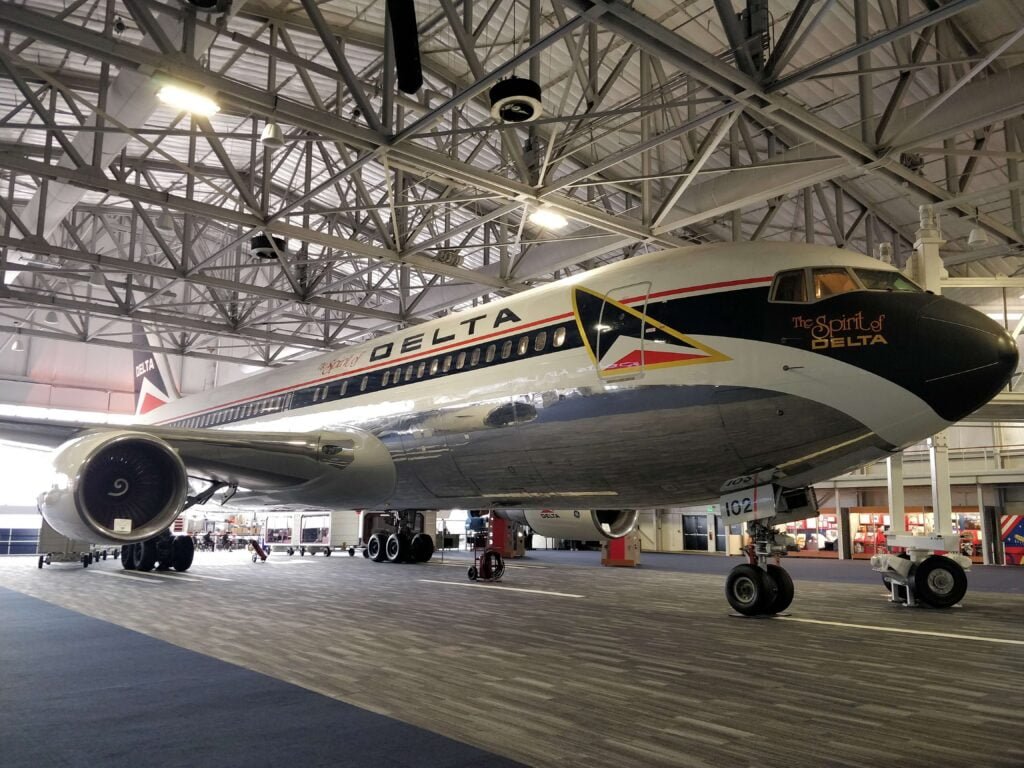 Spirit of Delta Boeing 767 Delta Museum